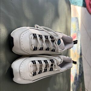 L.L. Bean White and Black Sneakers